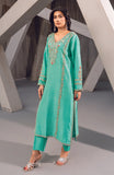 Raya Sea Green Rawsilk Dress
