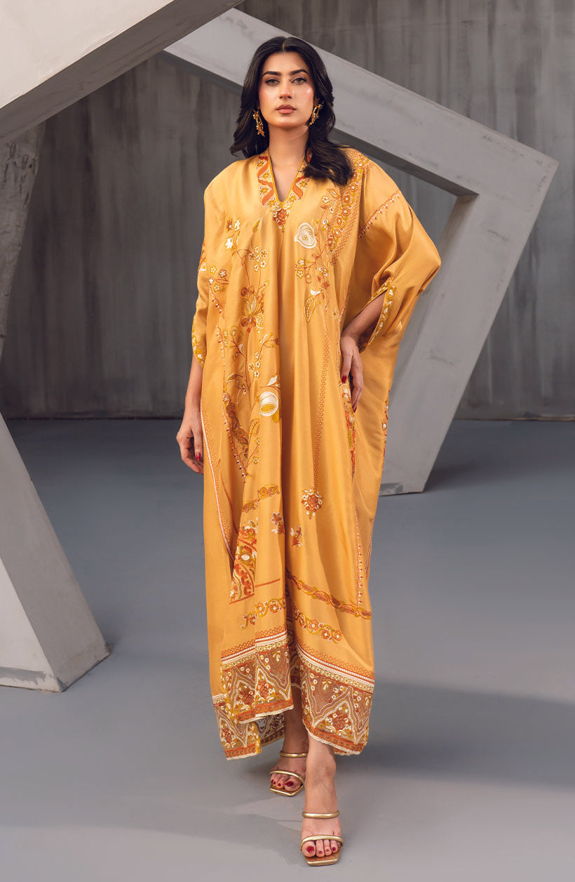 Amber Embroidered Kaftan