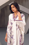 Lina Kaftan White Khaadi Silk Kaftan Dress