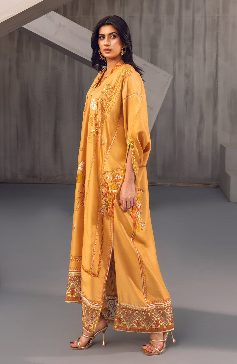Amber Embroidered Kaftan