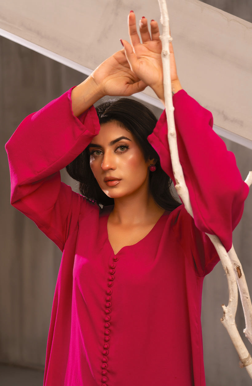 Crimson Chiffon Set