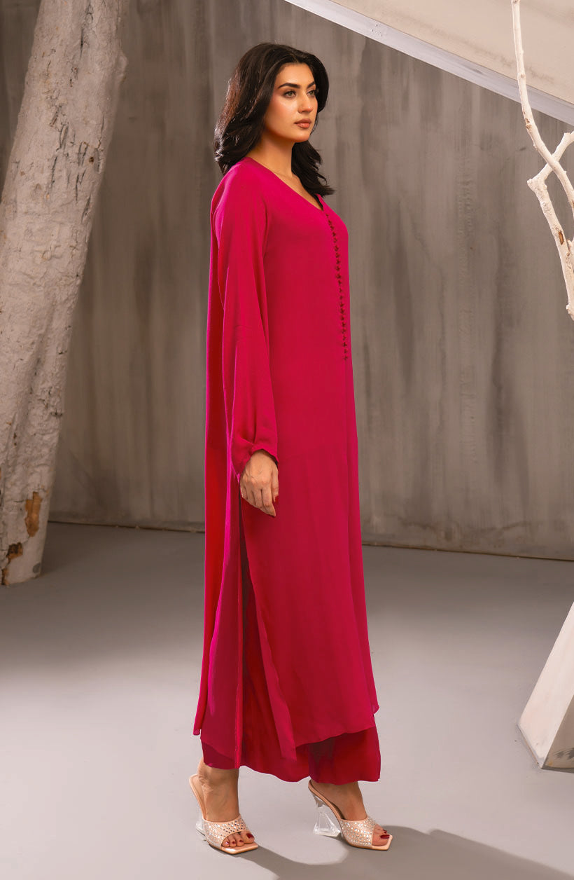 Crimson Chiffon Set