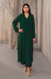 Lina Emerald Green Georgette Chiffon Dress