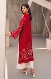 Zoe Ruby Red Khaadi Silk Kurta
