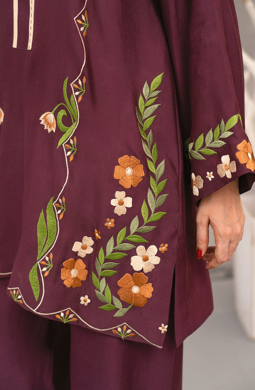 Highgrove Rose Embroidered Set