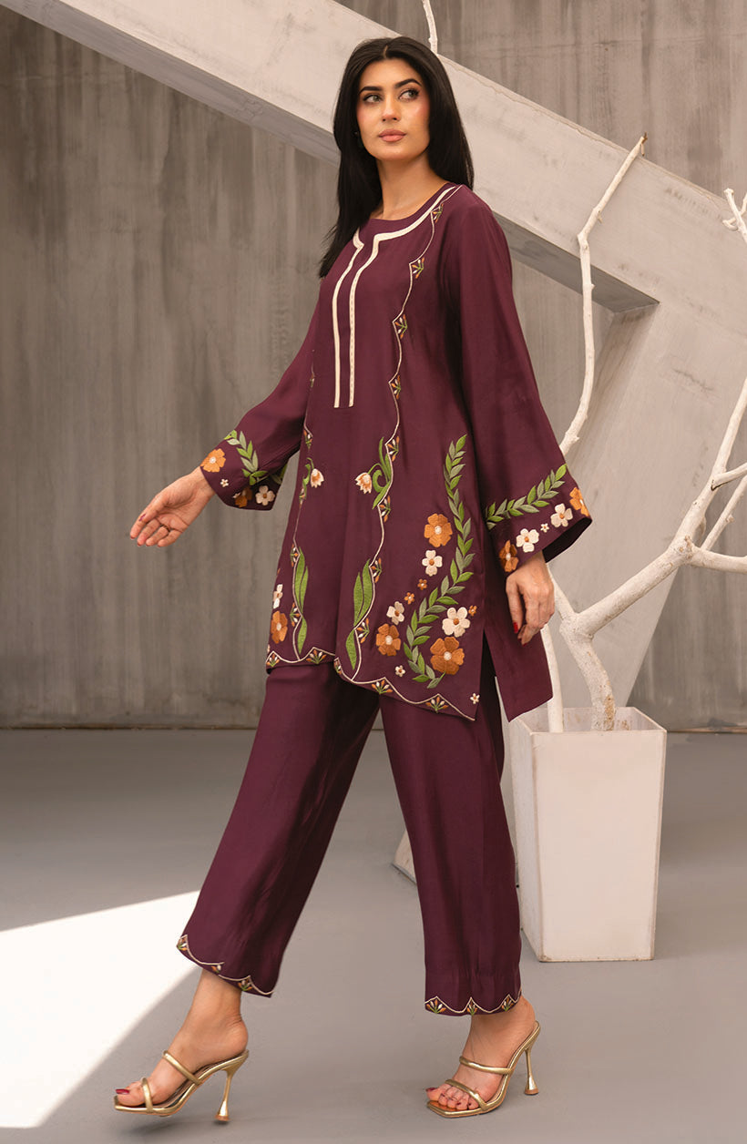 Highgrove Rose Embroidered Set