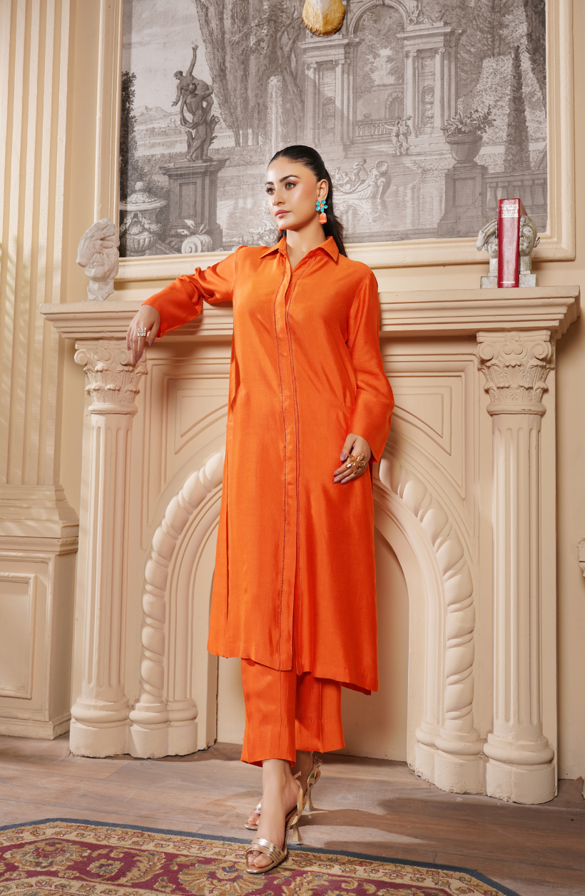 Saffron Flame Co-Ord Set