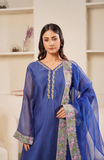 3 Piece - Embroidered Suit - RW25-10