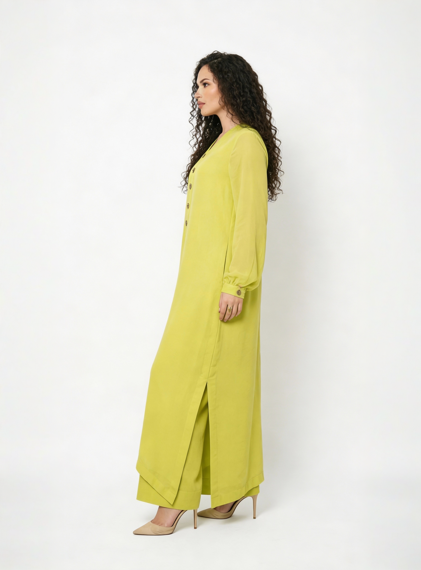 Lime Chiffon Set