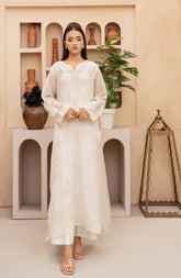 Ivory Embroidered Set