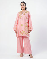 Gulzar Blush Embroidered Set