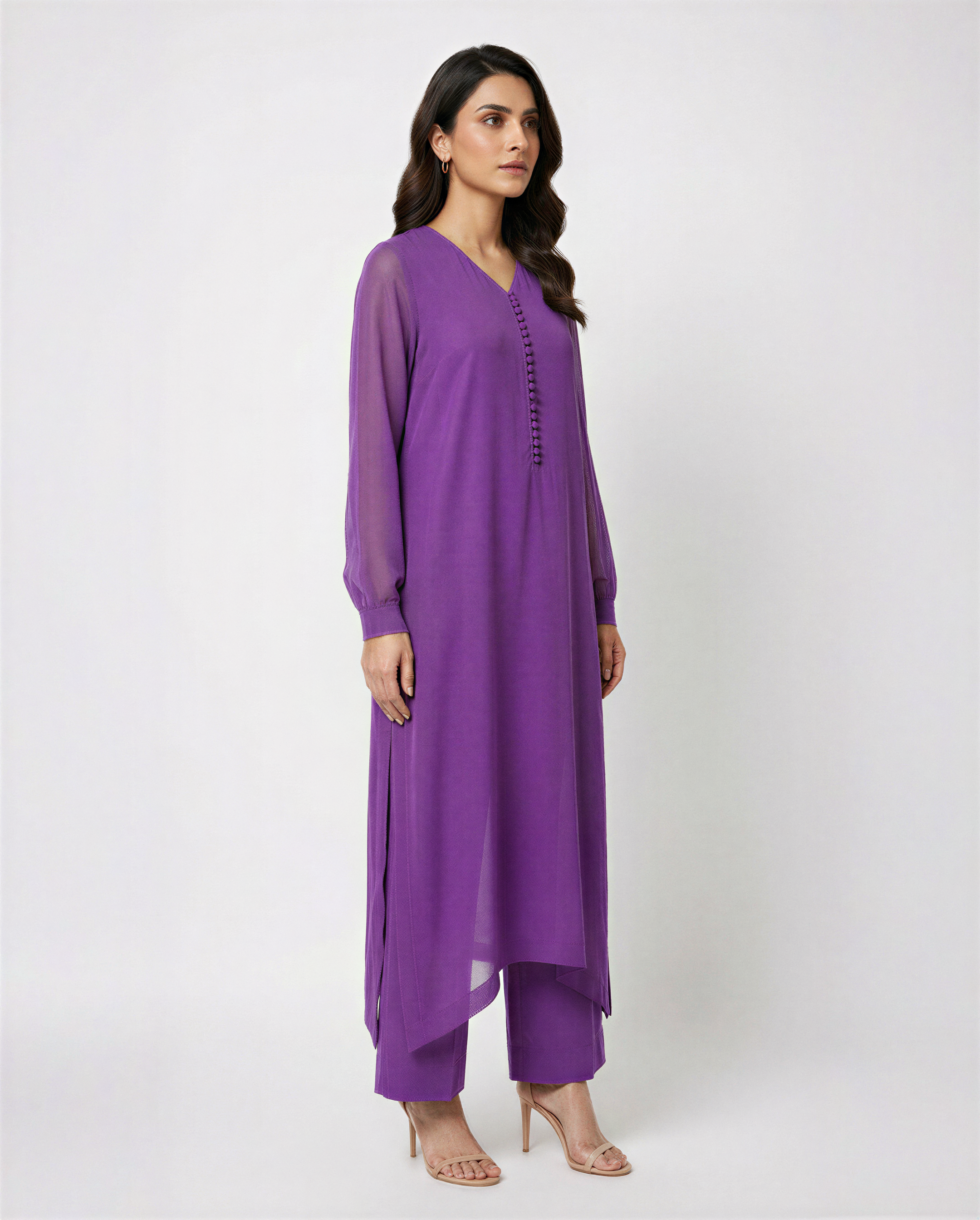 Lavender Chiffon Set
