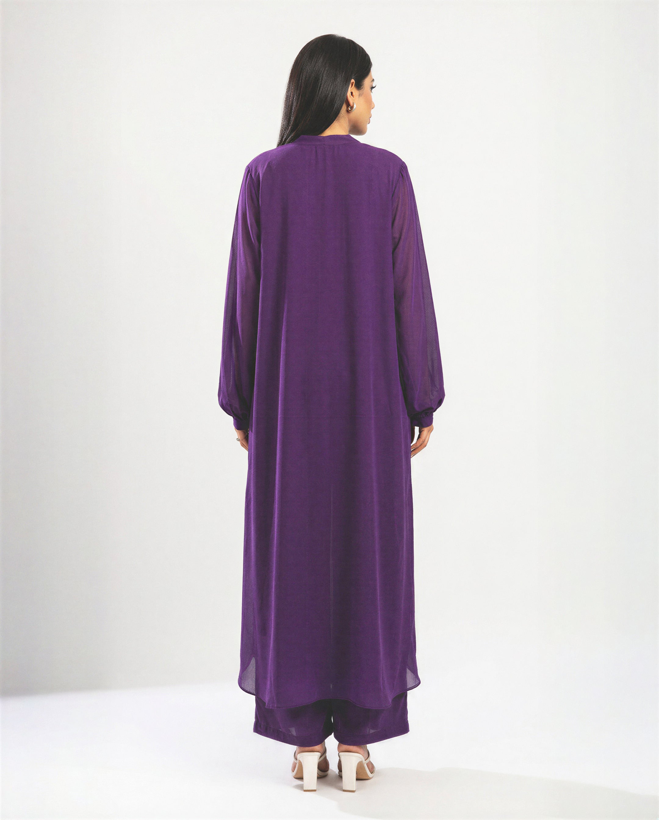 Purple Chiffon Set