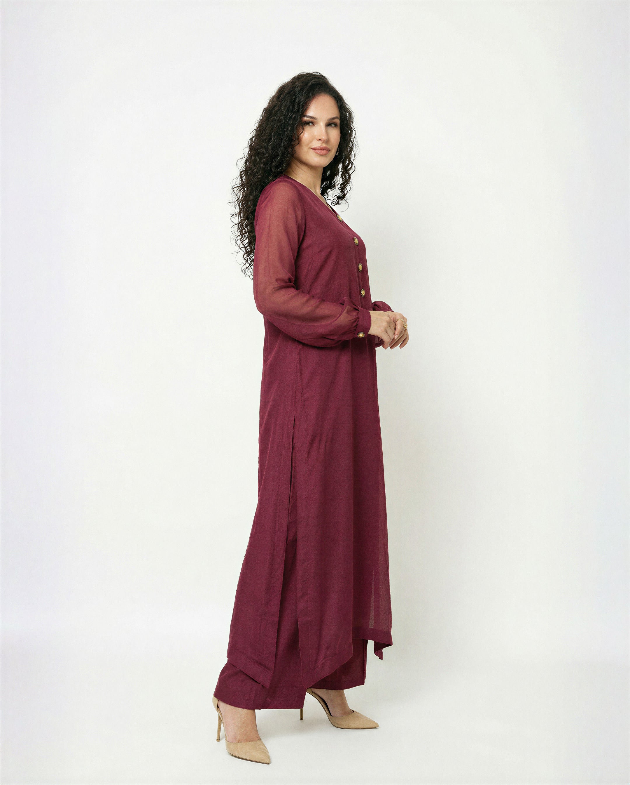 Rose Chiffon Set
