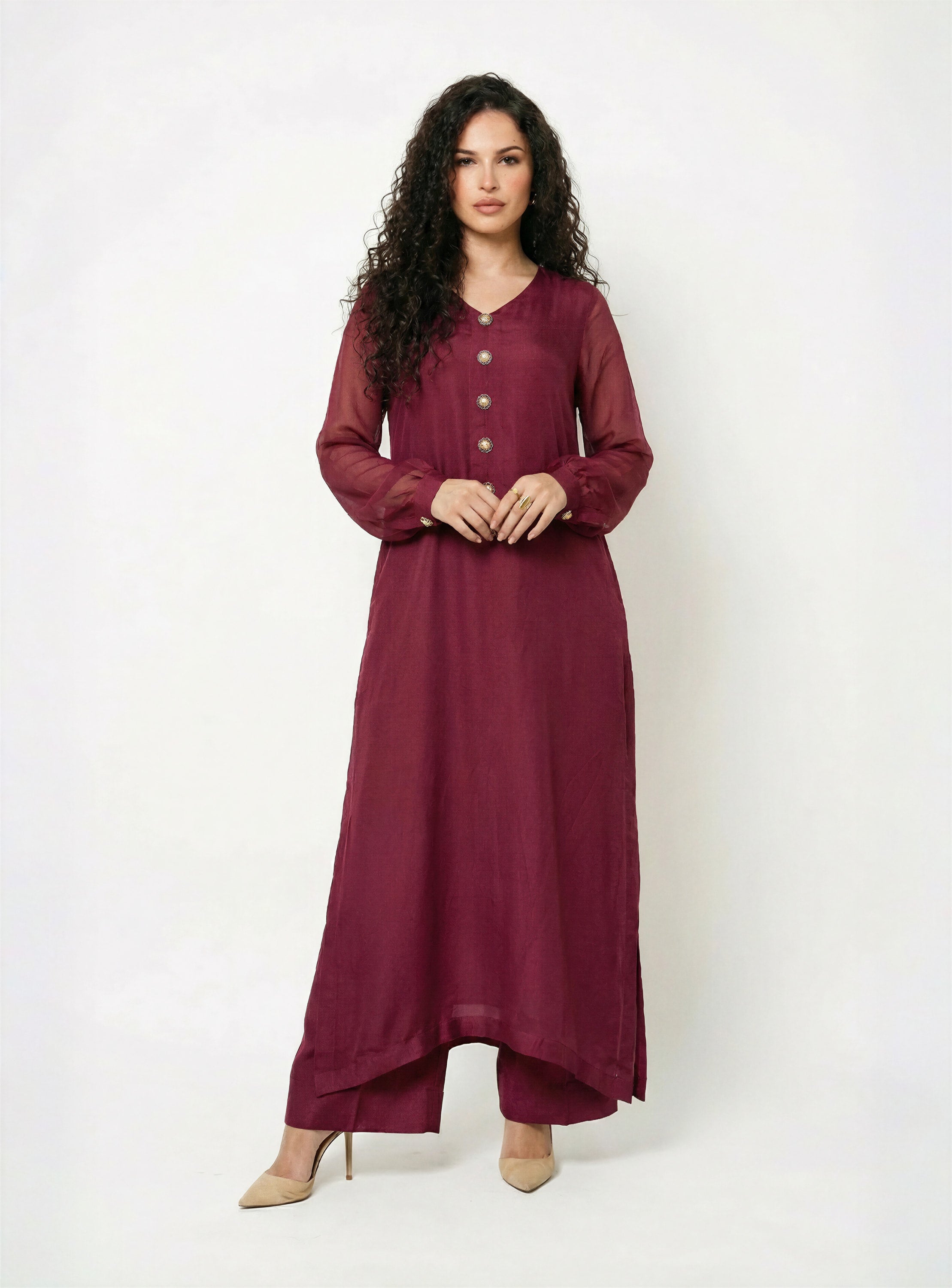 Rose Chiffon Set