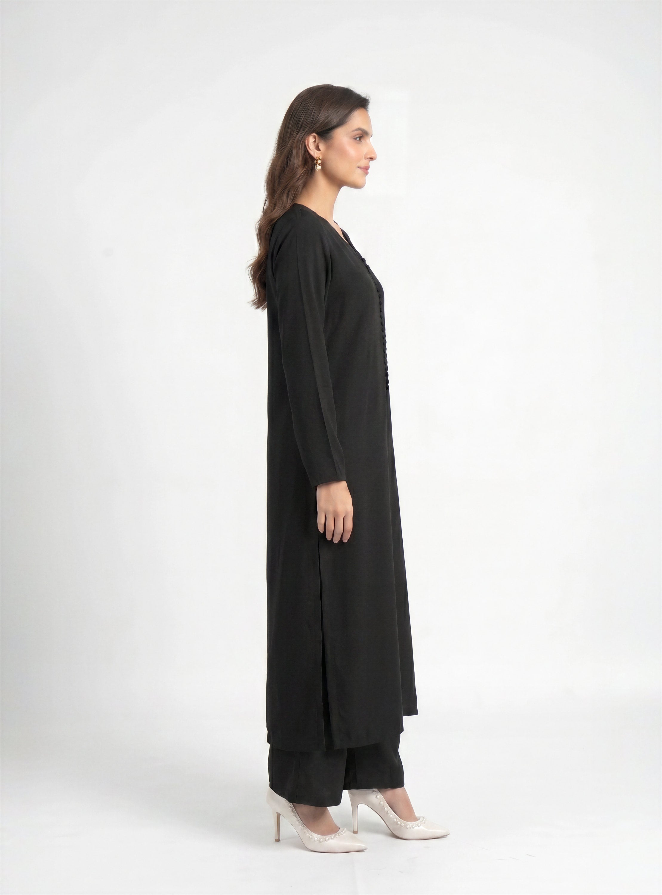 Black Chiffon Set