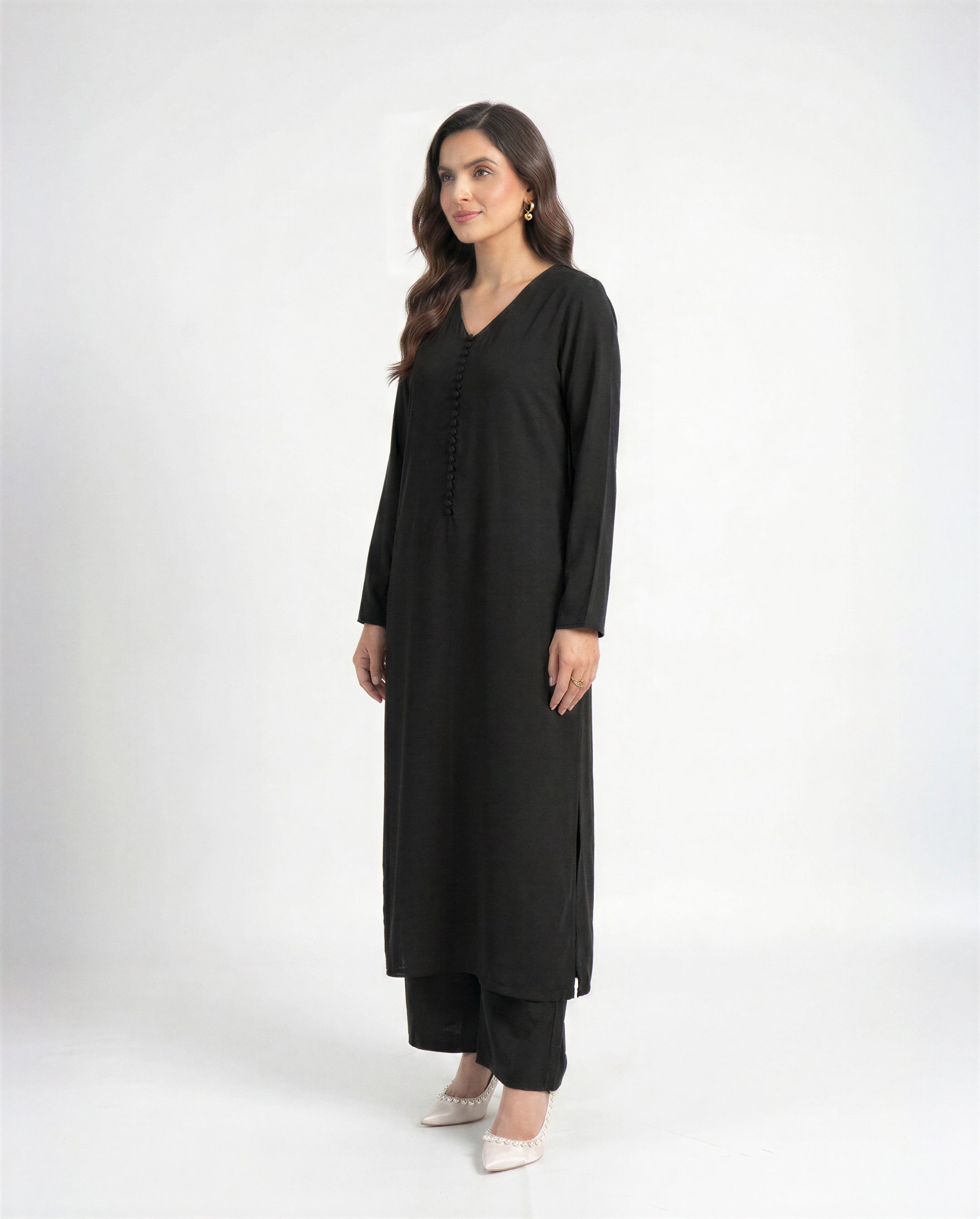 Black Chiffon Set