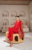 3 Piece -Adda Work Printed Embroidered  Suit -LW25-24