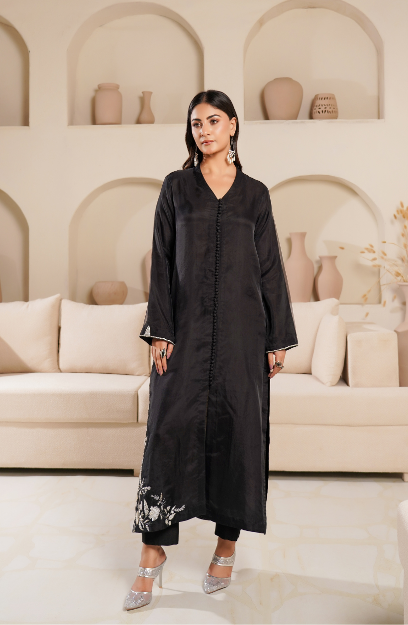 2 Piece - Adda Work Embroidered  Suit - LW25-21