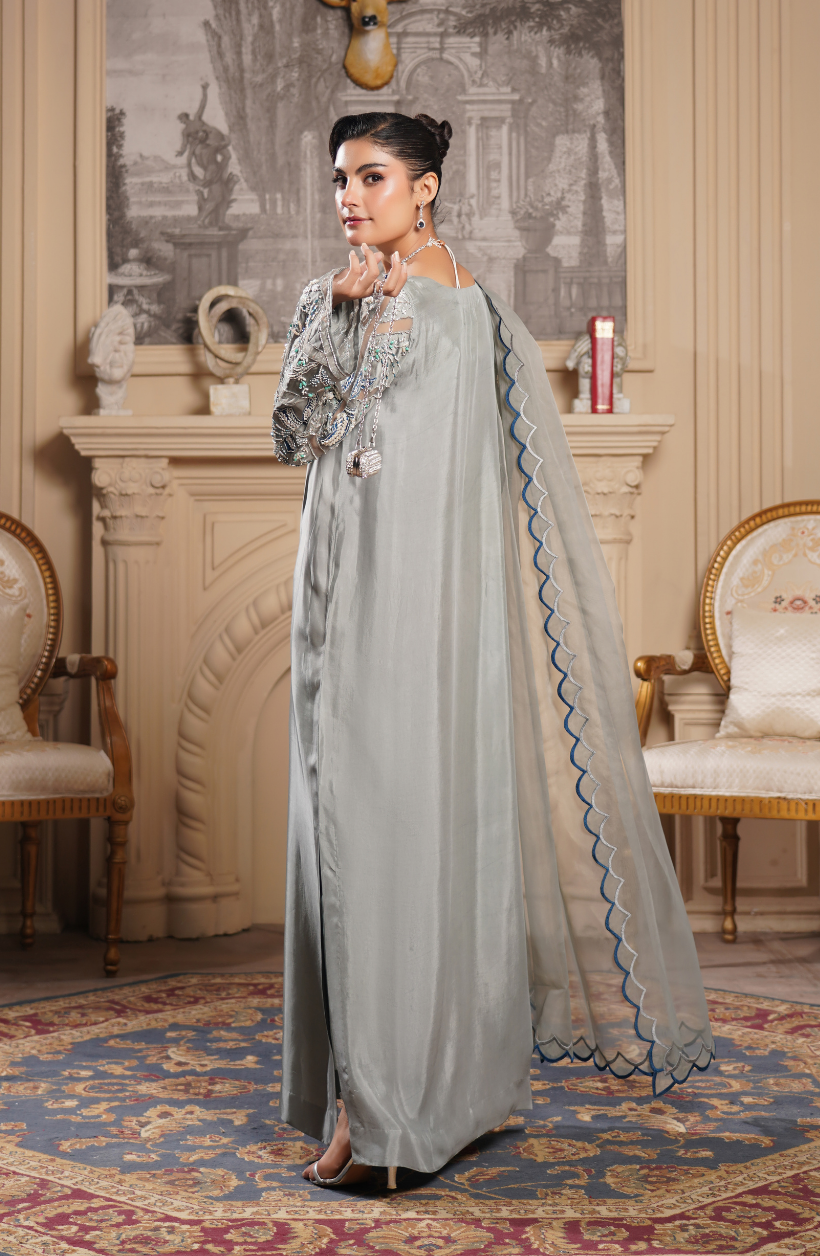 3 Piece - Adda Work Embroidered  Suit - LW25-23