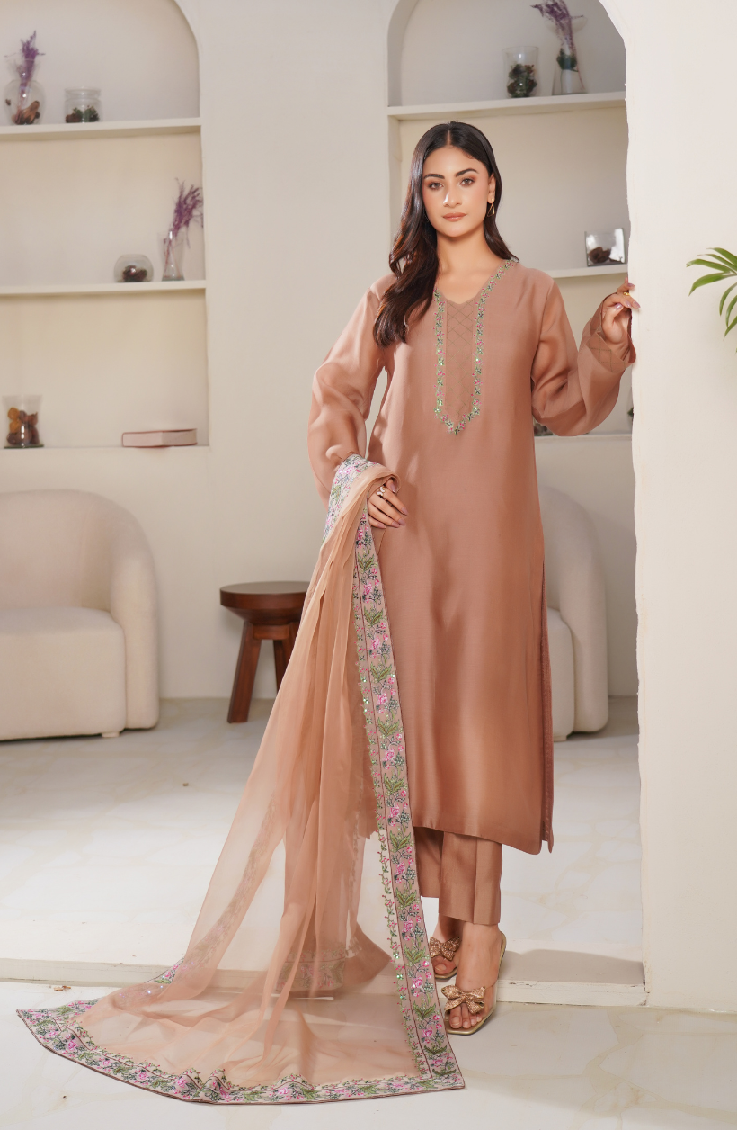 2 Piece - Embroidered Suit - RW25-09