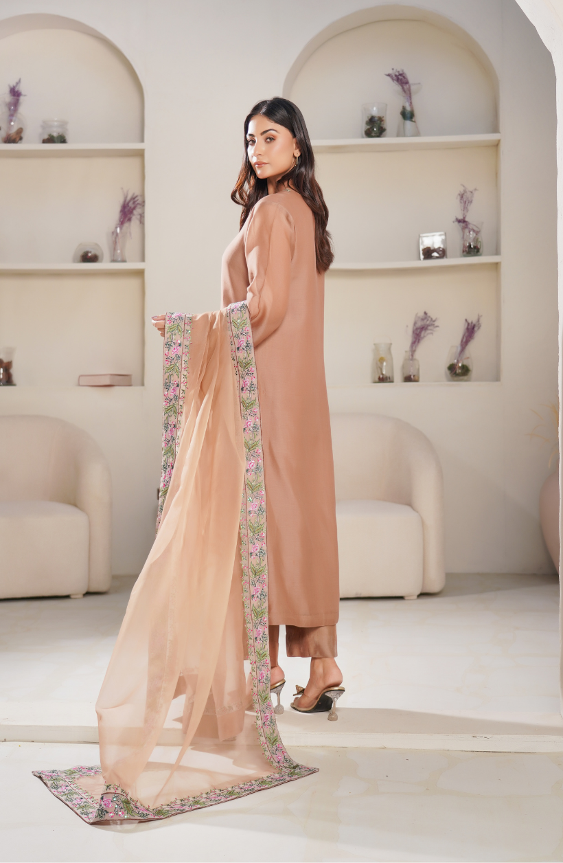 2 Piece - Embroidered Suit - RW25-09