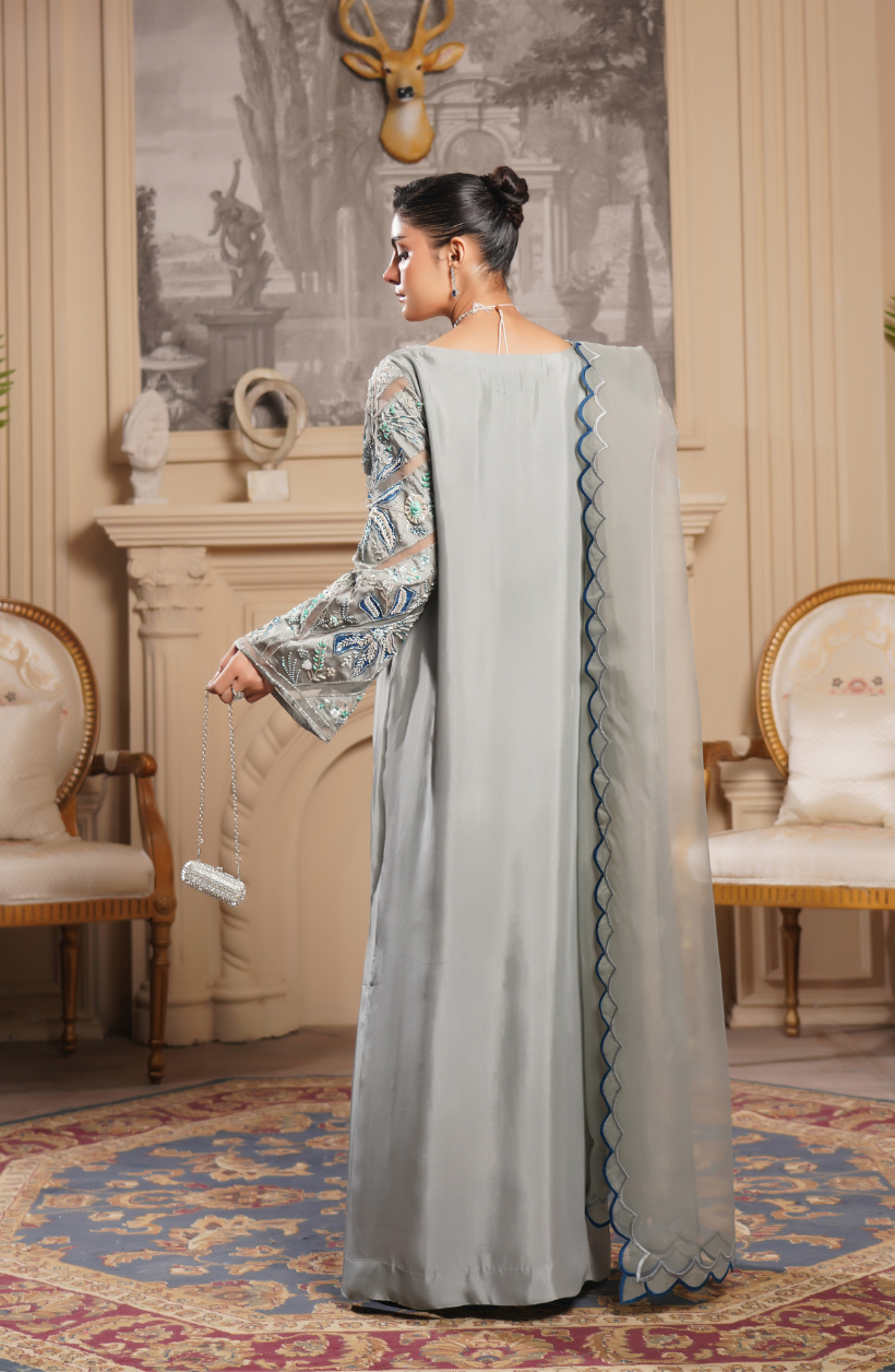 3 Piece - Adda Work Embroidered  Suit - LW25-23