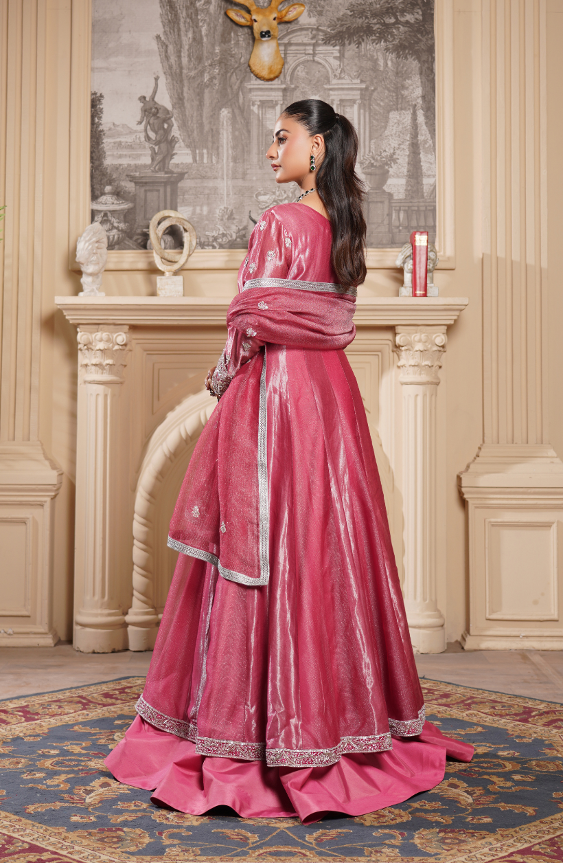 3 Piece -Adda Work Printed Embroidered Maxi-LW25-25