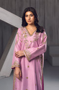 Raya Baby Pink Rawsilk Dress