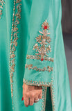 Raya Sea Green Rawsilk Dress