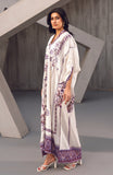 Lina Kaftan White Khaadi Silk Kaftan Dress