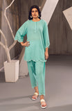 Zee Top Ice Blue Summer Karandi Set