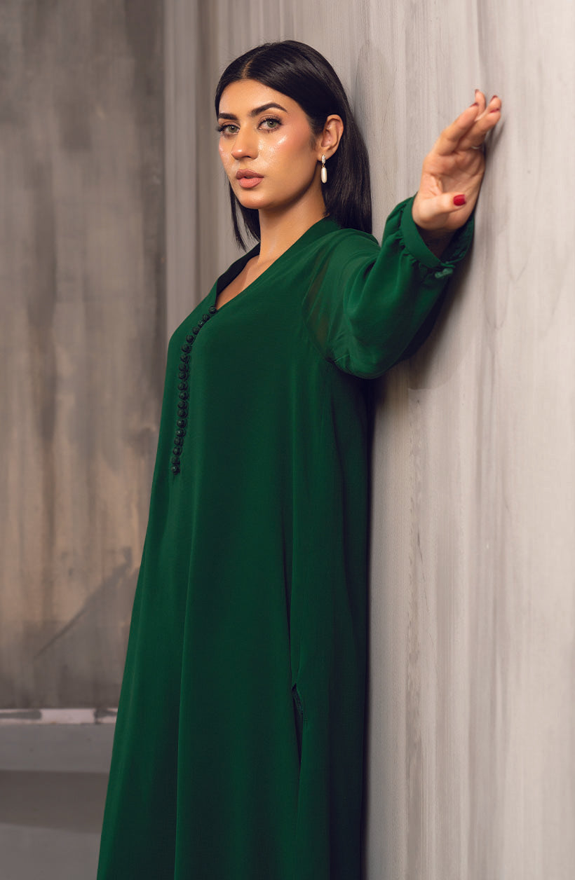 Emerald Green Chiffon Set