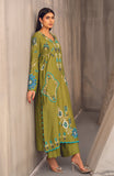 Raya Olive Green Khaadi Silk Kurta Set