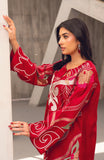 Zoe Ruby Red Khaadi Silk Kurta