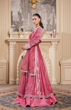 3 Piece -Adda Work Printed Embroidered Maxi-LW25-25
