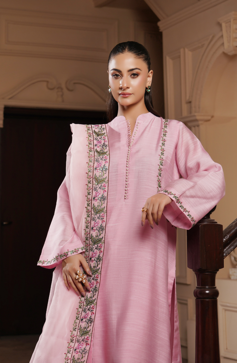 3 Piece - Embroidered Suit - RW25-11