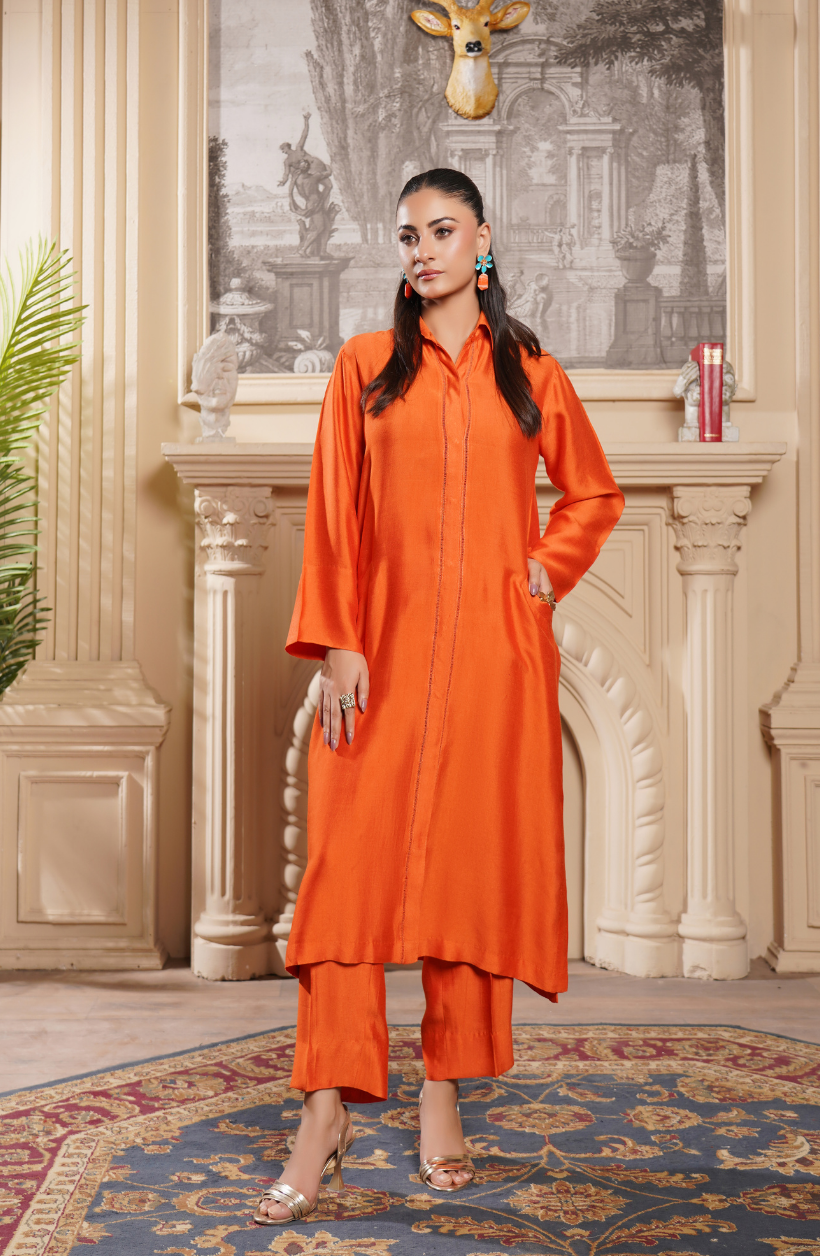 Saffron Flame Co-Ord Set