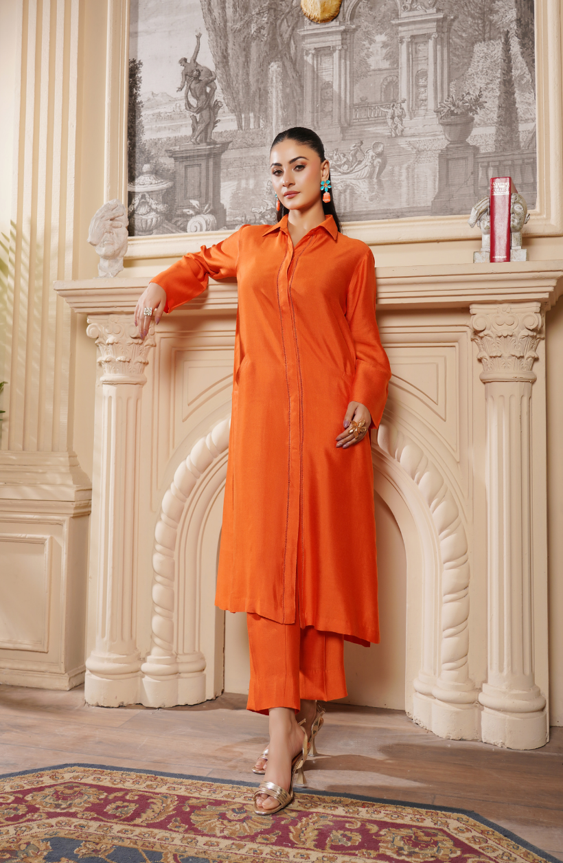 Saffron Flame Co-Ord Set