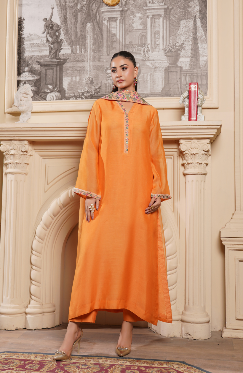 3 Piece - Embroidered Suit - RW25-13