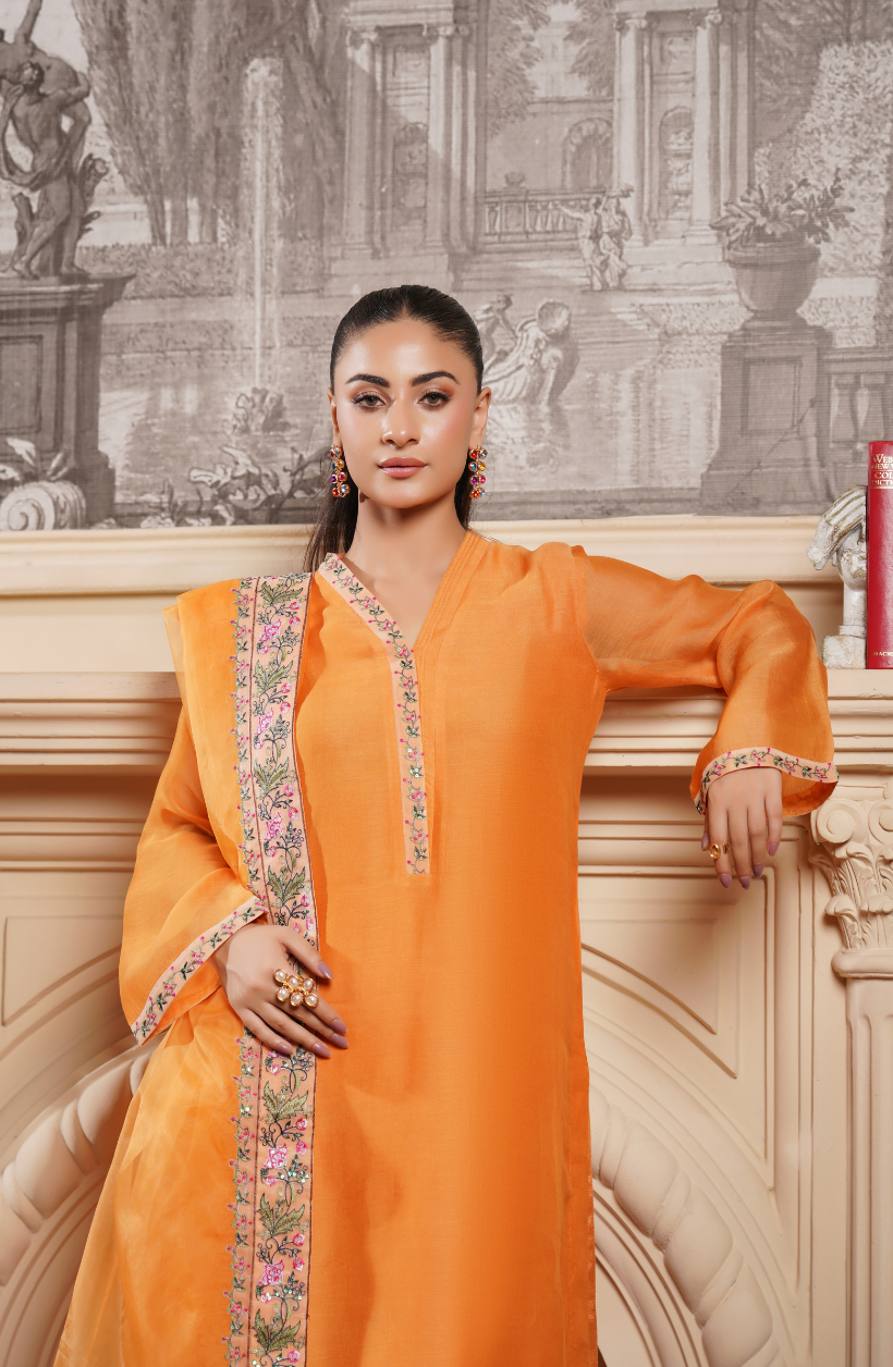 3 Piece - Embroidered Suit - RW25-13