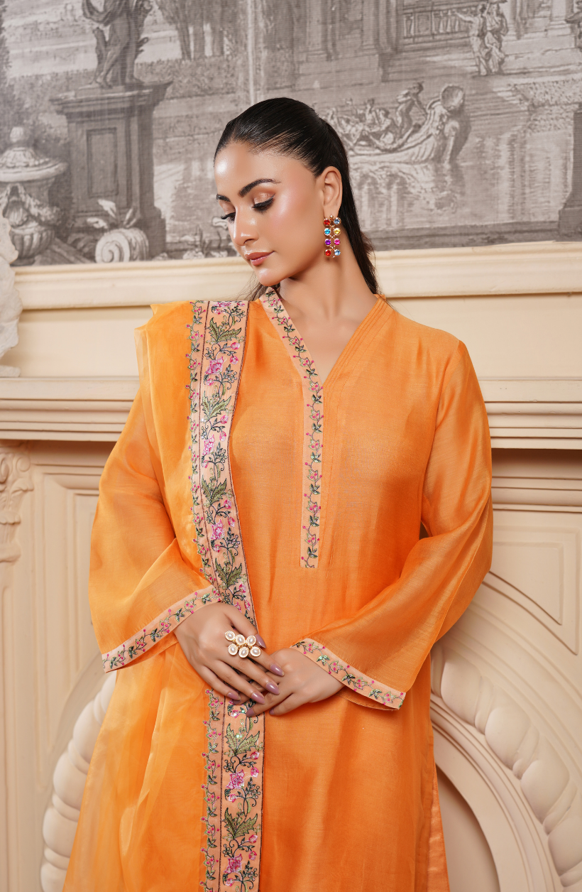 3 Piece - Embroidered Suit - RW25-13