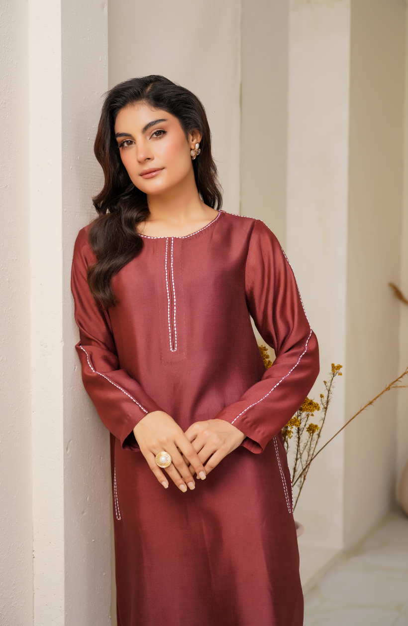 2 Piece - Embroidered Suit - RW25-07