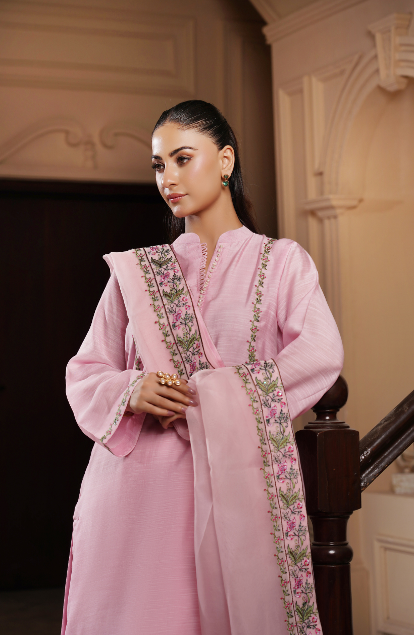 3 Piece - Embroidered Suit - RW25-11
