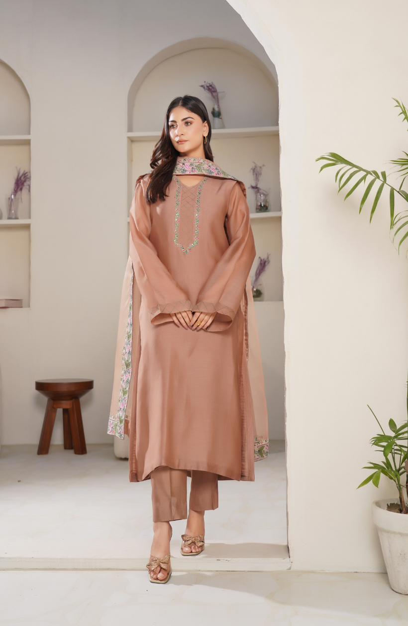 2 Piece - Embroidered Suit - RW25-09