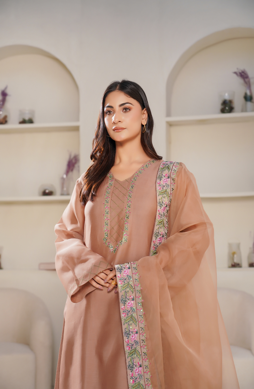 2 Piece - Embroidered Suit - RW25-09