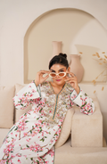 2 Piece - Adda Work Printed Embroidered  Suit - LW25-22