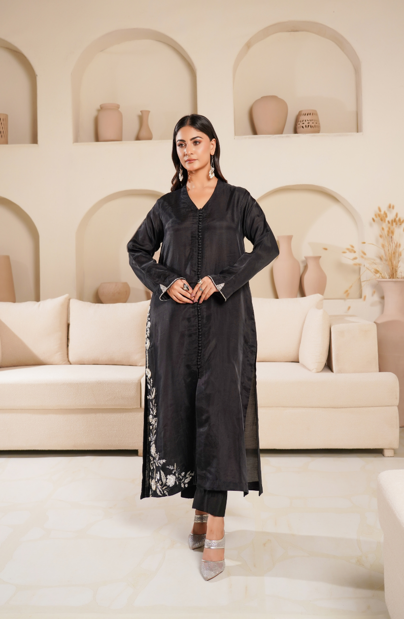 2 Piece - Adda Work Embroidered  Suit - LW25-21