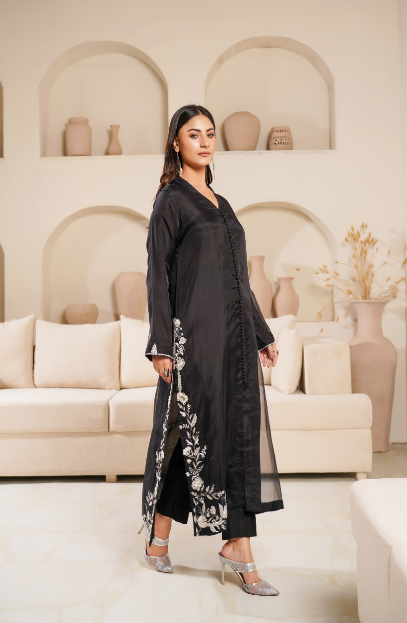 2 Piece - Adda Work Embroidered  Suit - LW25-21
