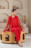 3 Piece -Adda Work Printed Embroidered  Suit -LW25-24